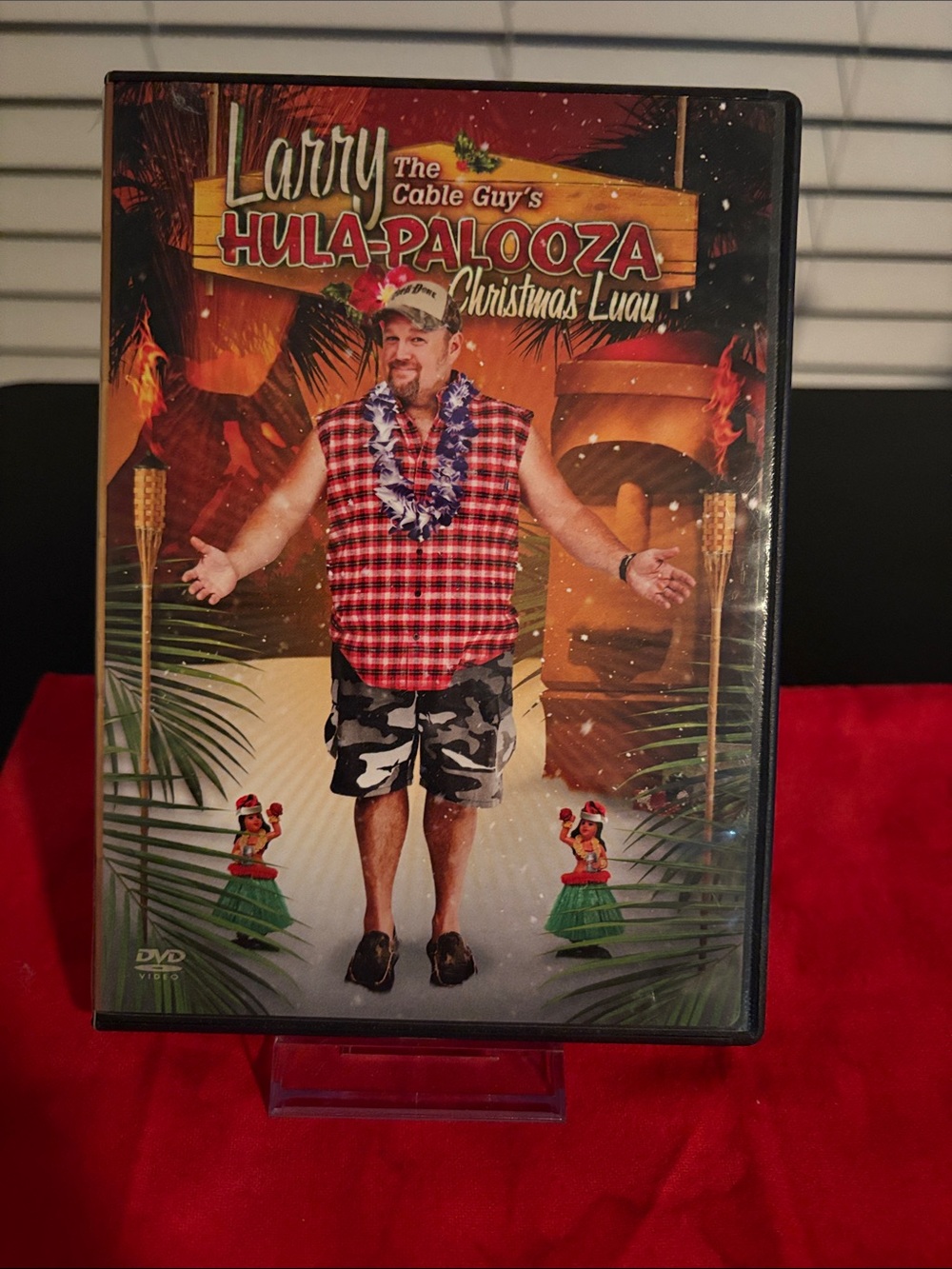 Hula-Palooza Christmas Luau DVD - Red Plaid